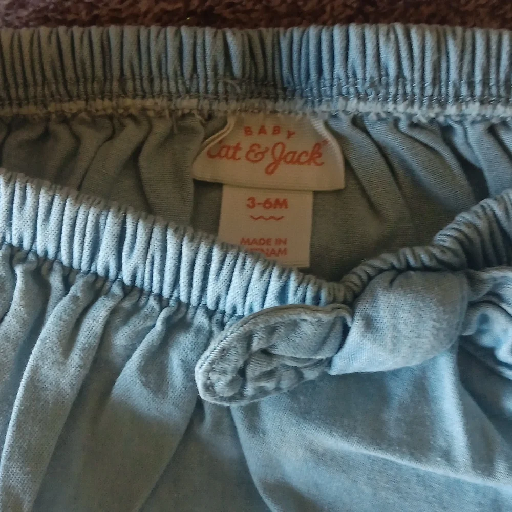 Baby Ruffle Bloomers - Light Blue NWT